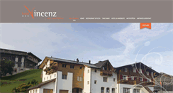 Desktop Screenshot of hotelvincenz.ch